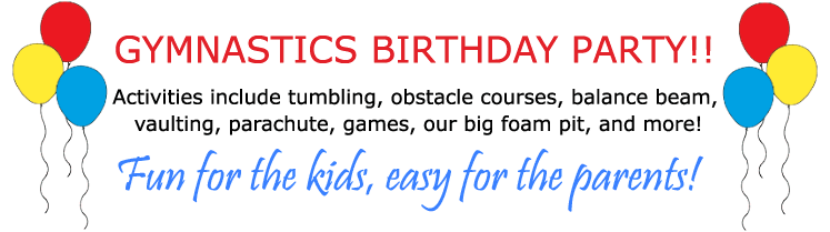 Gymnastics Birthday Party